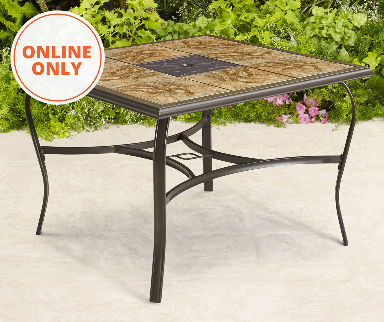 Tile top garden online table